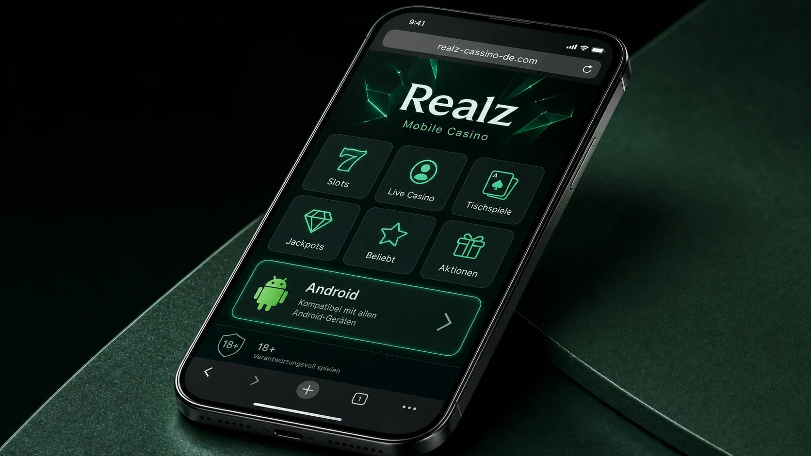 Realz Casino App für Android