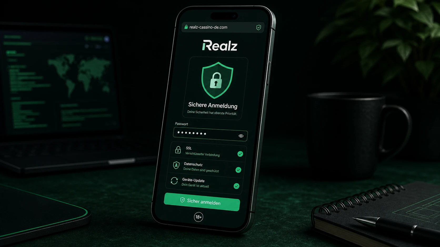 Sicherheit bei der Nutzung der Realz App