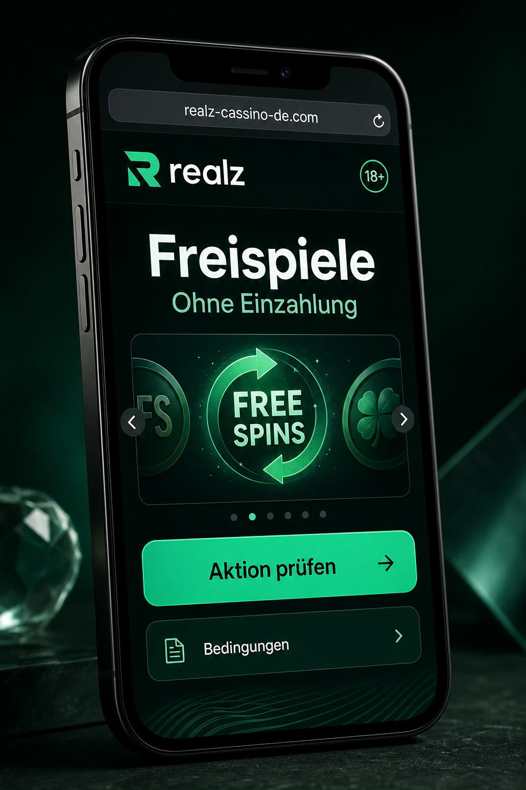 Realz Casino Freispiele und mögliche Angebote ohne Einzahlung