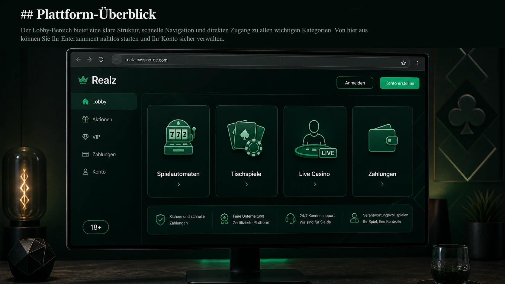 Was bietet das Realz Casino?